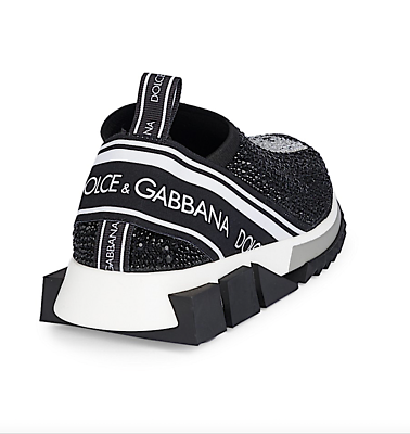 Dolce & Gabbana Sorrento Crystal-embellished Knit Sneakers Dolce & Gabbana Sorrento Crystal-embellished Knit Sneakers