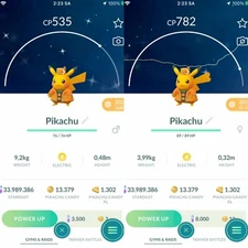 Pokemon Shiny Pikachu Wearing a Trick & Treat GO - TRA'DE - Read Description