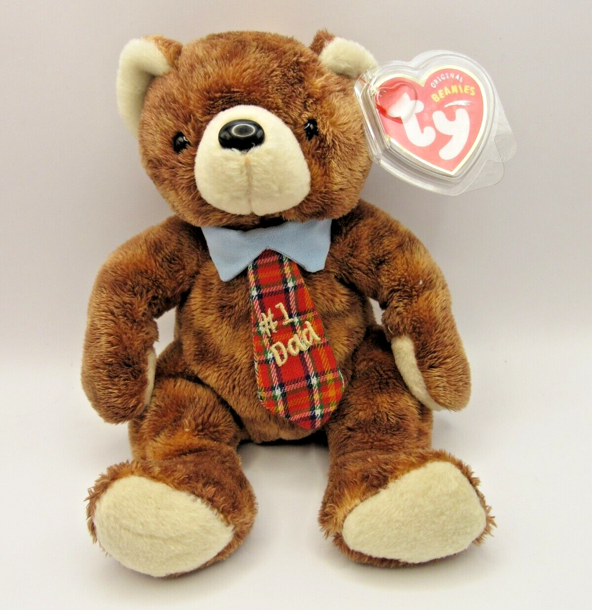 TY BEANIE BABY BEAR PAPPA 2004 - # 1 DAD - MINT CONDITION - RETIRED WITH TAGS