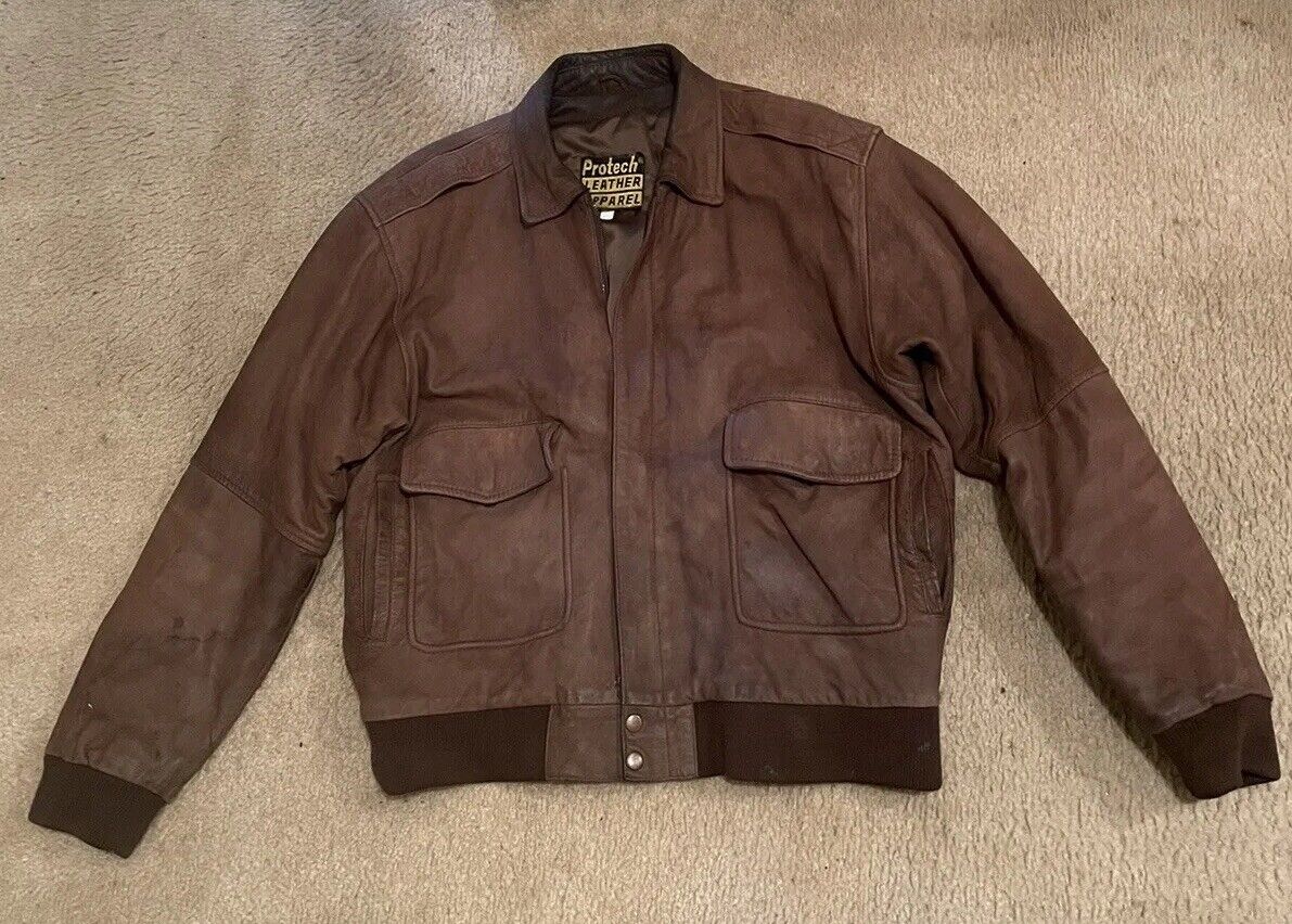 Protect LEATHER APPAREL JACKET Brown - image 1