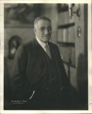 1934 Press Photo Fred G. Salerno CEO Baking Company Illinois - RSC94861