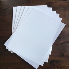 WHITE PLASTIC BUILDING SHEET