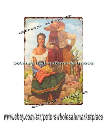 絵画　Tiozinho Mexicano 　メキシコのおじさん art and prints 1940s Mexican senorita charro horse calendar art