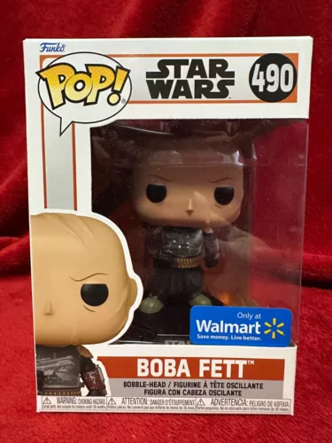 Funko POP! Star Wars - The Mandalorian: Boba Fett # 490 Walmart Exclusive