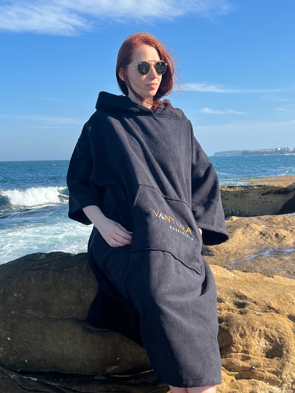 Hooded Poncho Beach Towel