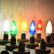 Colorful LED Chandelier Candle Bulbs E14 E27 220V 25W 50W Energy Saving Lamps
