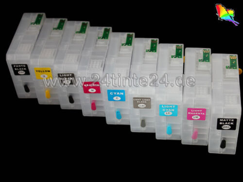 80ml CISS nachfüllbare Kartuschen 9 kompatible zu Epson Pro 3800 3850 3800C 3880 - Zdjęcie 1 z 1