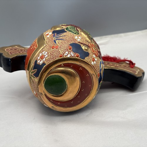 Kutani Ware Lucky Mallet Ornament - Prosperity & Good Fortune, Vintage - Picture 6 of 11