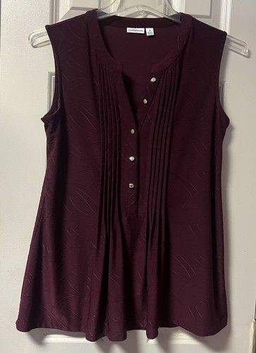 Croft & Barrow ~ Women’s ~ Top ~ Medium ~ Sleeveless ~ Blouse - Picture 12 of 24
