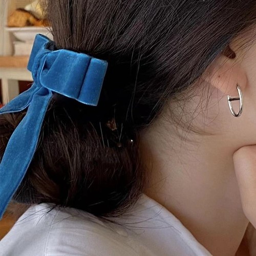 Ribbon Ballet Style Hair Clip Bowknot Balletcore Bow Hairpin Creative Student - Picture 4 of 11