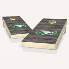 North Dakota Cornhole Boards Skip's Garage Distressed Look Team Logo Bags