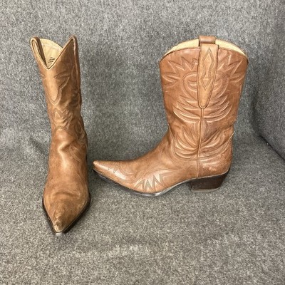 Guess by Marciano Western Boots Womens 7 Brown Leather Cowboy Cowgirl Punk Point