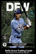 2024 Topps Series 2 Evan Carter #CTC-16 Texas Rangers City to City