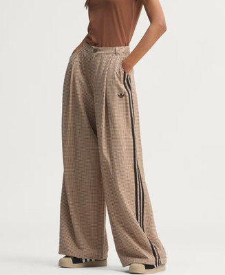 adidas Originals Check Trouser Women's Lifestyle Casual Pants AsiaFit NWT LE8309
