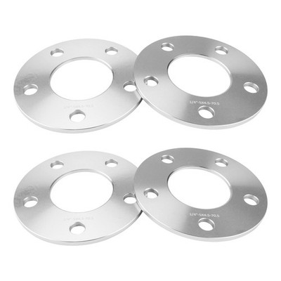 (4) 1/4'' Wheel Spacers | 5x114.3 5x4.5 | 70.5mm | 14x1.5 Studs For Ford Mustang