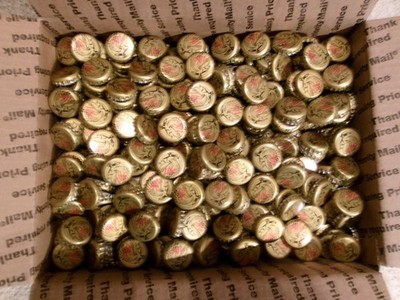 NO DENTS 1500 MILLER GENUINE DRAFT EAGLE RED GOLD BLACK BEER BOTTLE CAPS CRAFTS