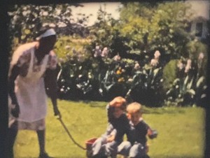 “Growing Up Together” (1939) 8mm Film Home Movie, Twins, Black Maid, Play, Toys