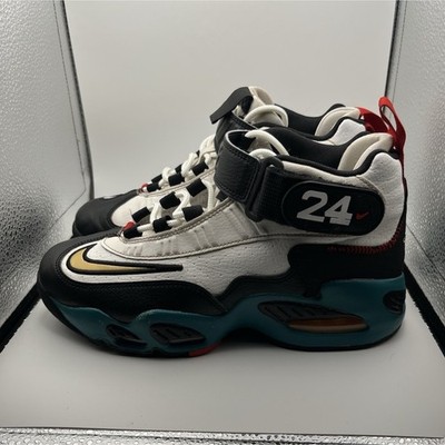 Nike Air Griffey Max 1 Swingman 2021 White Black Teal Red High Top Sneakers