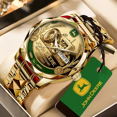 #ad John Deere 190th Anniversary 2026 Alloy Luxury Quartz Watch – 20829 $54.95