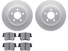 Front and Rear Brake Pad and Rotor Kit For 2010-2012, 2014 VW Golf 2011 WR281JC