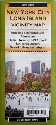NEW YORK CITY & LONG ISLAND ROAD MAP  Airport/Vicinity   AAA/GMJ  LATEST 2023