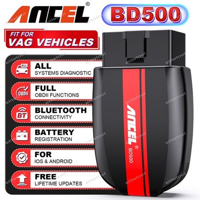 ANCEL BD500 Auto OBD2 Scanner BT Car Diagnostic Tool All System Code Reader