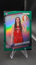 2025 Panini Prizm WNBA #103 Georgia Amoore Green Prizm Rookie Variation