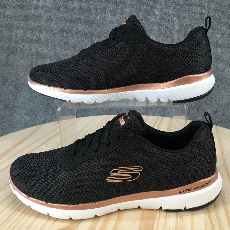 Skechers Shoes Womens 9 Flex Appeal 3.0 First Insight Sneakers Black SN 13070W - Image 2 of 4