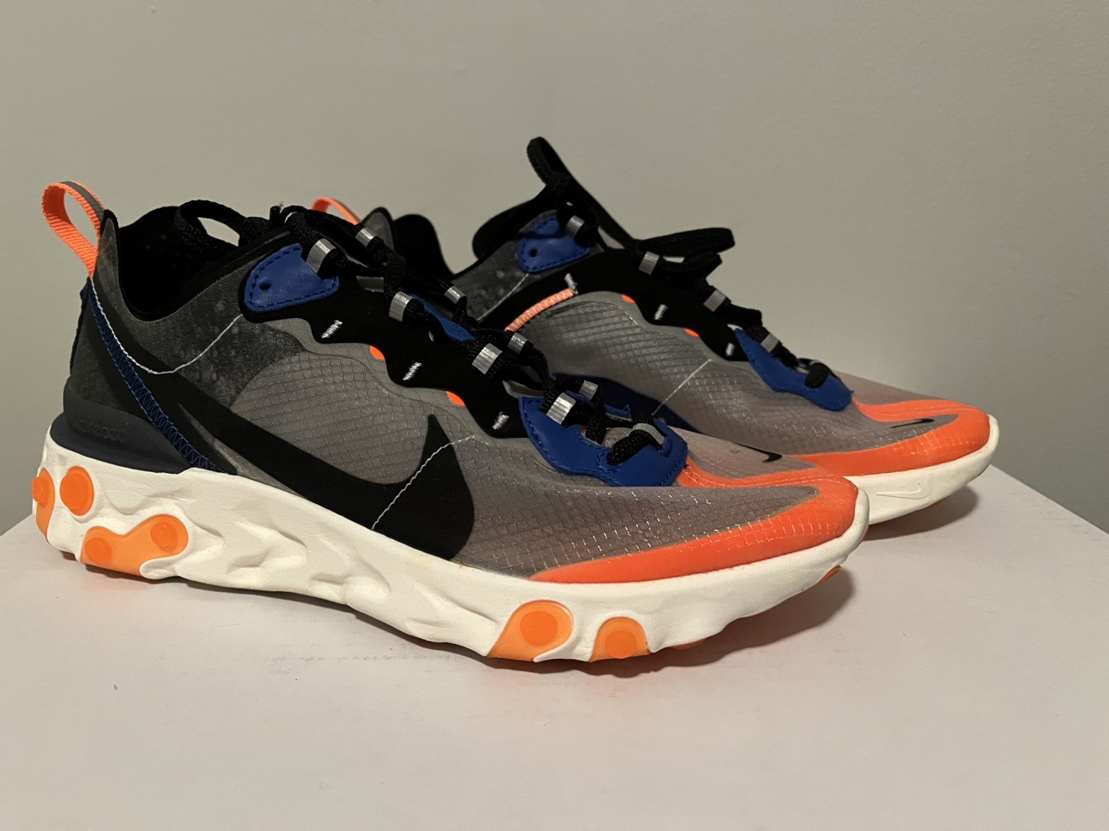 Nike React Element 87 Total Orange Thunder Blue S… - image 5