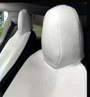 Tesla Model 3/Y White Flannel Seat Cover  (single unit) — photo 4