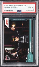 2024 TOPPS NOW FORMULA 1 #73 GEORGE RUSSELL PSA 10
