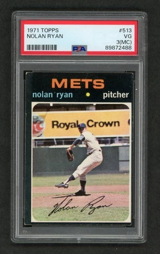 1971 Topps Nolan Ryan PSA 3(MC) New York Mets #513 HOF