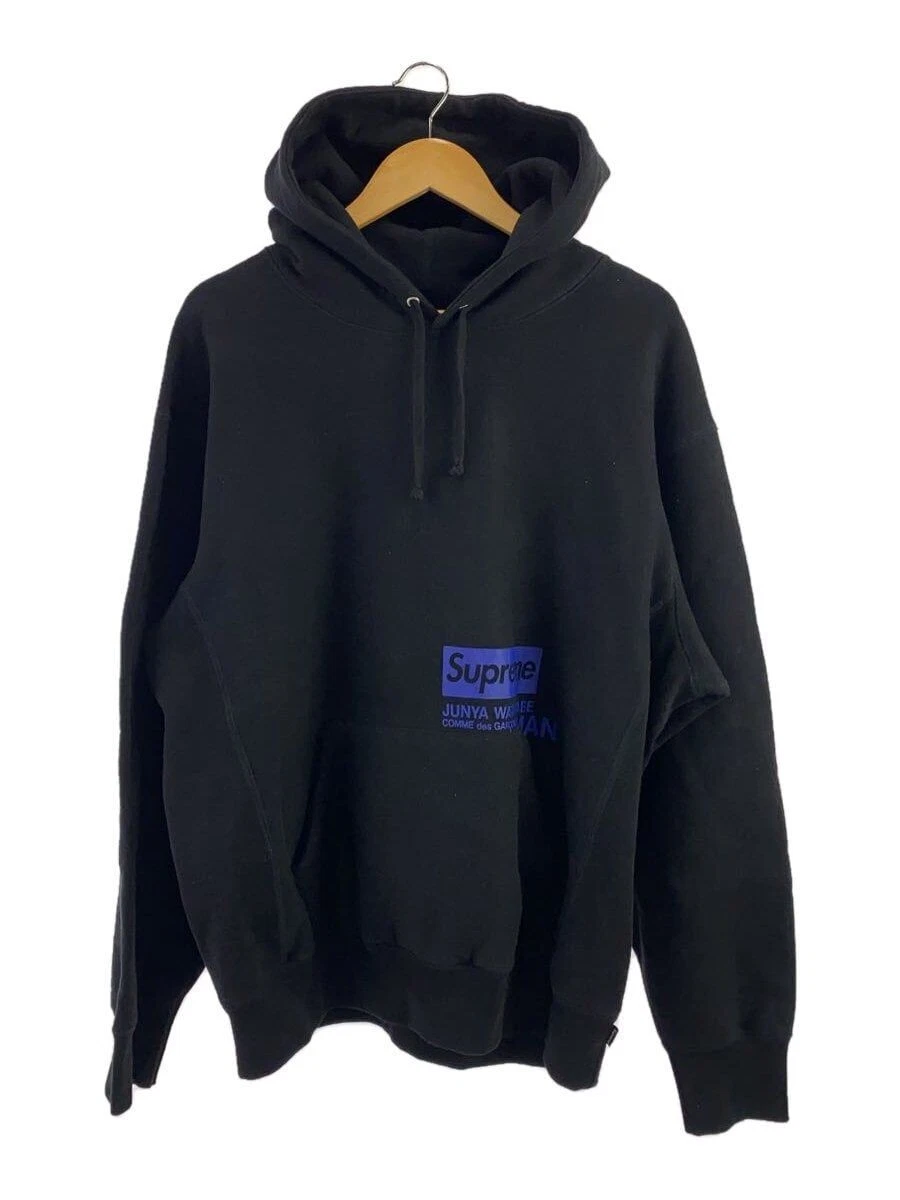 Sweat à capuche Supreme L coton noir RN101837 occasion