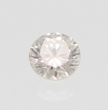 0.11 Carat J VVS2 Round Brilliant Natural Enhanced MINED Loose Diamond 3.09mm