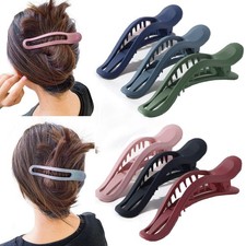6PCS Hair Claws Clips No Slip Strong Hair Clips Teeth Curve Durable Alligator...