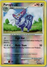 Purugly Diamond & Pearl 36/130 Rare Reverse Holo Lightly Played - Pokemon Card on eBay