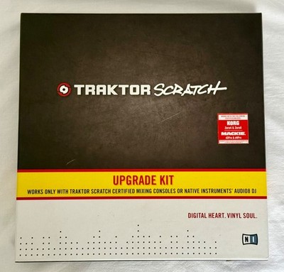 Native Instruments Traktor Scratch Upgrade Kit 2 Controller-Vinyl-Platten 2 CDs