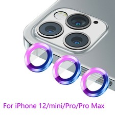 Tempered Metal Ring Film Glass Protectors Camera Lens Protector