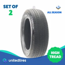 Set of (2) Used 265/60R20 Yokohama Geolandar X-CV G057 112H - 8/32