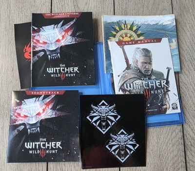 The Witcher 3 Wild Hunt Sony PlayStation 4 PS4 Game CIB W/ Bonus Material READ