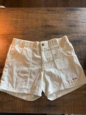 Vintage OP White Corduroy Shorts Men Size 32