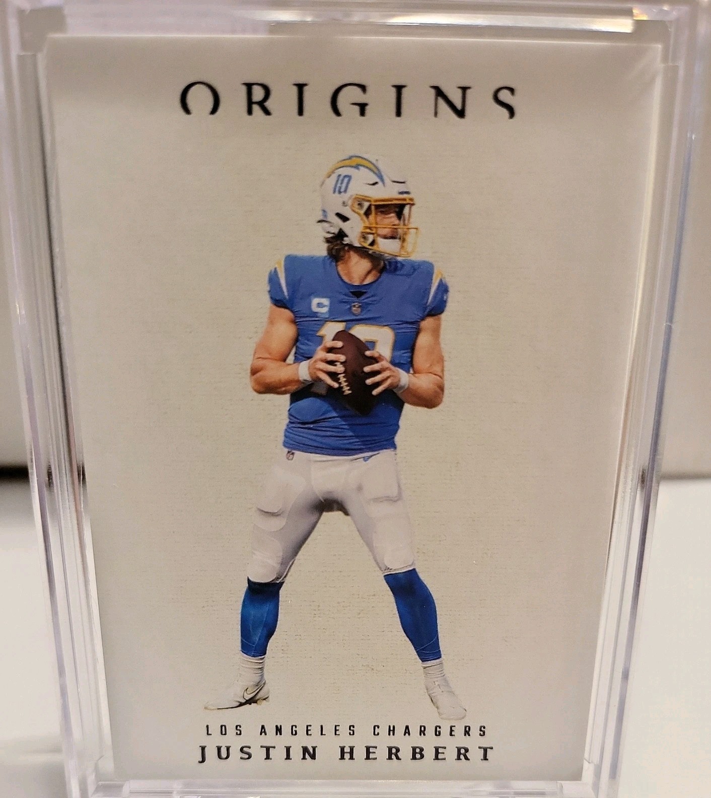 2022 panini origins justin herbert blank slate
