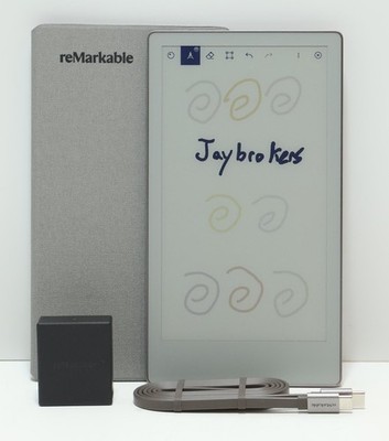 reMarkable Paper Pro Move Color Display Tablet Bundle w/ Folio 7.3'' RM03A Gray