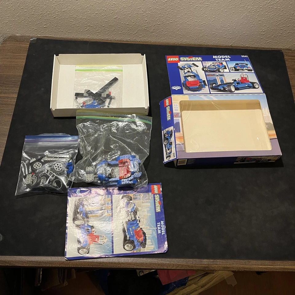 Vintage LEGO Model Team Hot Rod 5541 1990s Complete Box Manual 1995 Germany - Image 4 of 4