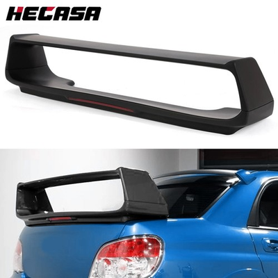 #ad #ad HECASA Trunk Spoiler Wing W Brake Light For Subaru Impreza WRX STI 2002 2007 $142.99