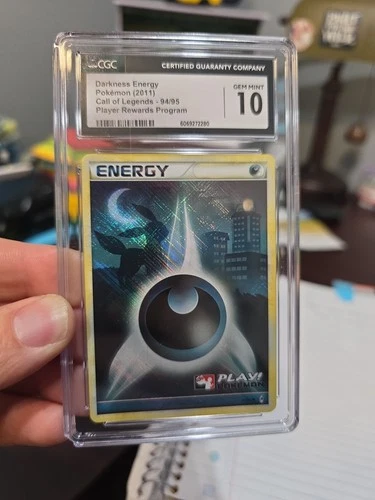 Call of Legends Darkness Energy 94 Holo Crosshatch Play Pokemon CGC 10