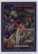 2024 Topps Chrome Update Purple Refractor /250 Naoyuki Uwasawa #USC9 1i72