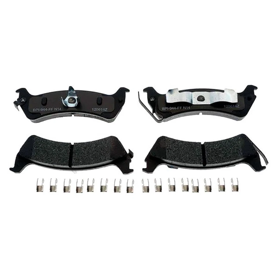 For 1995-1998 Jeep Grand Cherokee Front Rear Brake Rotors & Metallic Brake Pads - Image 3 of 4