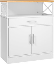 Kitchen Buffet Cabinet with Adjustable Shelf, Modern Kitchen Storage
