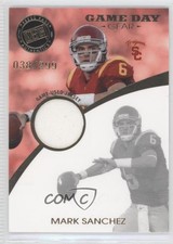 2009 Press Pass Signature Edition Game Day Gear Gold 38/299 Mark Sanchez 2u3